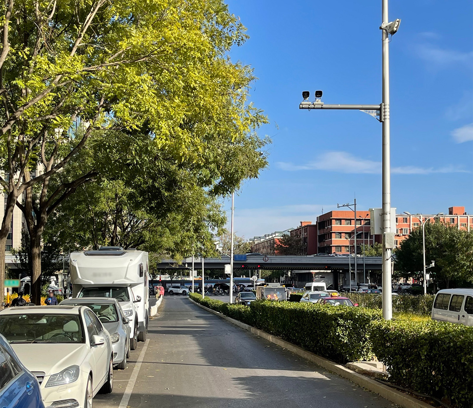 BCS01-V4011城市路内停车免布线部署现场